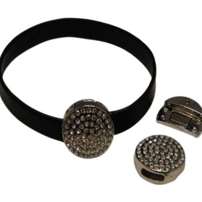 Zamak magnetic clasp: MGL-119 9,5*3mm (Steel)