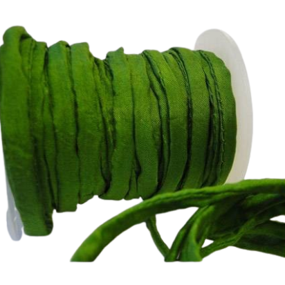 Habotai silk cords - 4742 - Grass