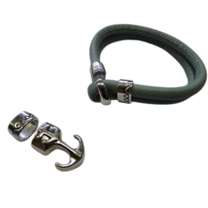 Zamak magnetic clasp: MGL 304 7mm (Antique Silver)
