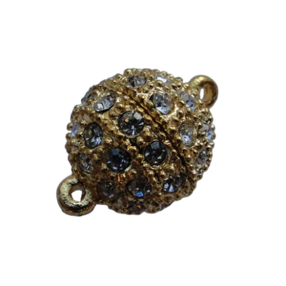 Brass Magnetic clasp MG2-8mm-Gold