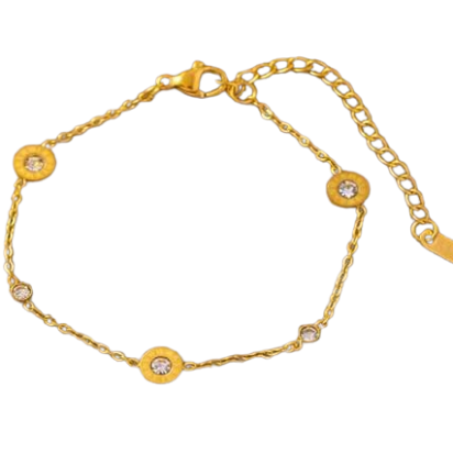 Gold plated stainless steel Bracelets - 9