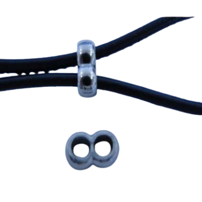 Stainless steel part for leather: SSP-232 3.6MM (Steel)