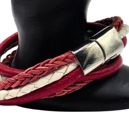 Combination Leather Bracelet - Style 235