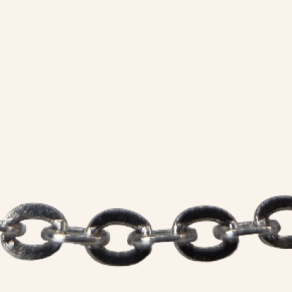 Cable Link Chain Bracelet - Silver - 1mm - Item 992
