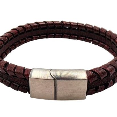 Bruges Braided Leather Bracelet - Style 245