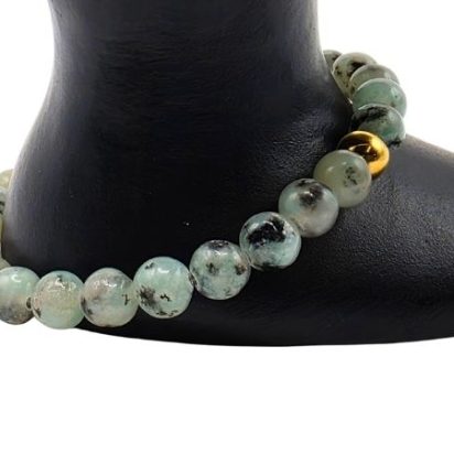 Labradorite Gemstone Bracelet: Style-545 (6mm)