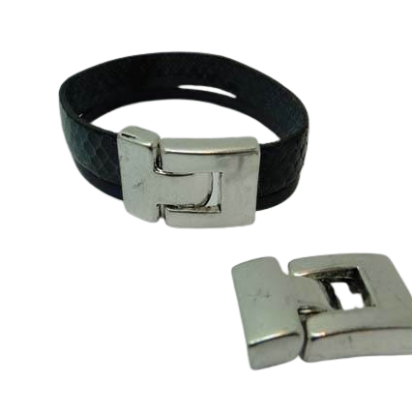 Zamak magnetic claps: MGL-361 13*3mm (Antique Silver)