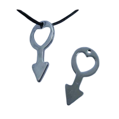 Stainless steel charm SSP-251-30*15*1.5MM