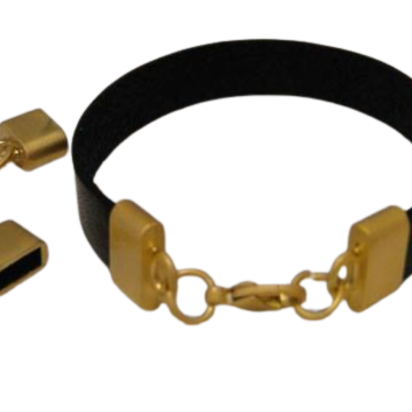 Zamak Lobster Claw Clasps: ZAML03 10x3mm (Gold)
