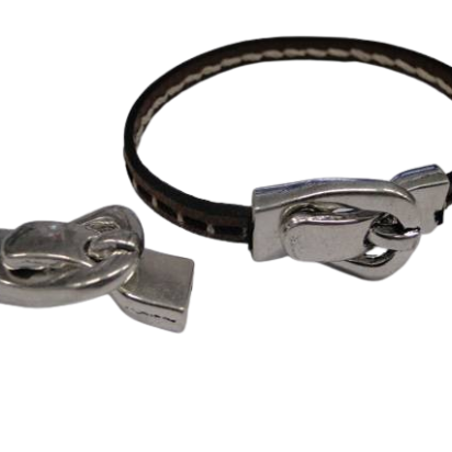 Zamak magnetic clasp: MGL-242 9,5*4mm (Antique Silver)