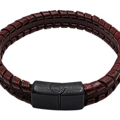 Bruges Braided Leather Bracelet - Style 254