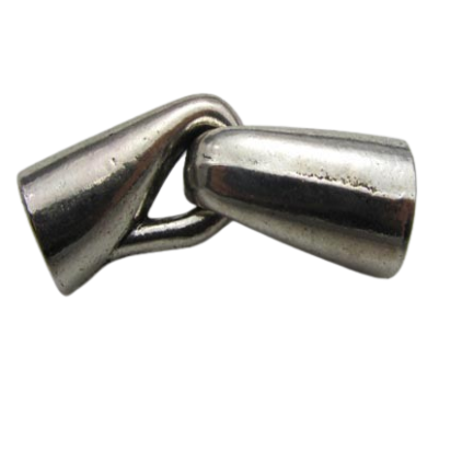 Zamak Hook Clasp: ZAML-35 6.8mm (Steel)