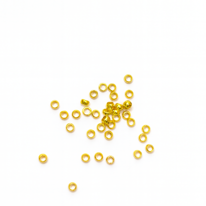 Crimp beads-2.5mm-Gold