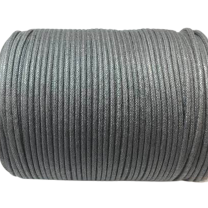 Wax Cotton Cords - 1mm - medium grey