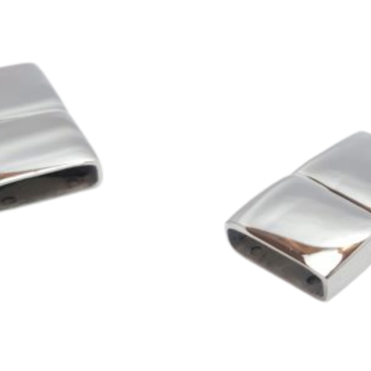 Stainless Steel Magnetic Clasp: MGST-32 10*6mm (Steel)