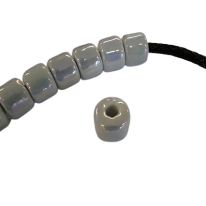 Ceramic beads - 14mm (White AB)