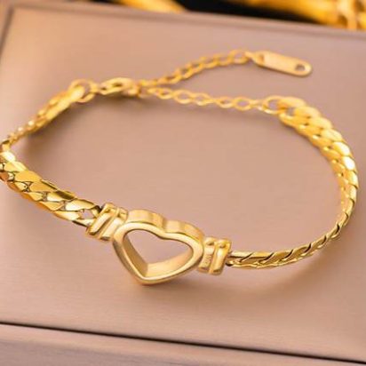 Gold plated stainless steel Bracelets - 35
