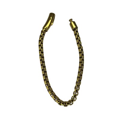Men's Bracelet with Magnetic Clasp - 21cm- Gold