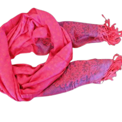 Pashmina Shawl-Style1-Pink