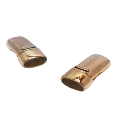 Stainless Steel Magnetic Clasp: MGST-92 11*7mm (rose gold)