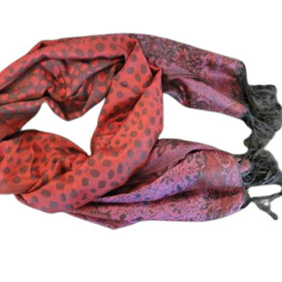 Pashmina Shawl-Style1-Red