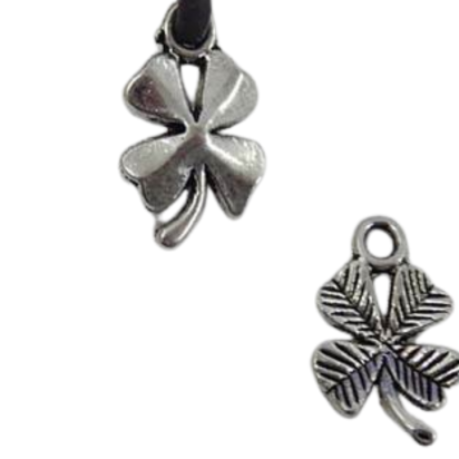 Zamak part for leather CA-3853 Lucky Clover