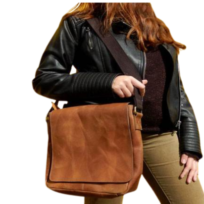 LeatherBag24 - Messanger Bag - Camel