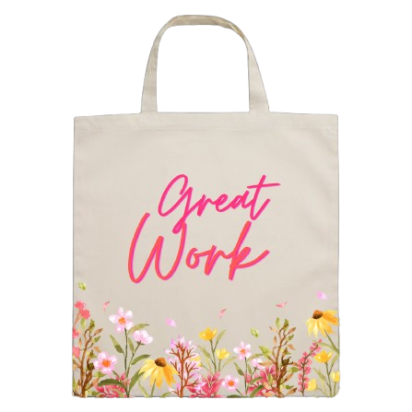 Cotton Tote Bag - great work