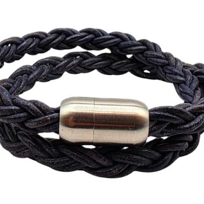 Hawaii Bolo Braided Leather Bracelet - Style 526