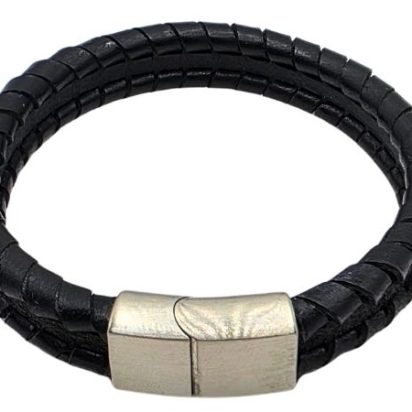 Bruges Braided Leather Bracelet - Style 249