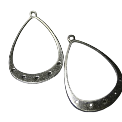 Stainless Steel Pendants: SSP-269 30.4*20.9*0.8mm (Steel)