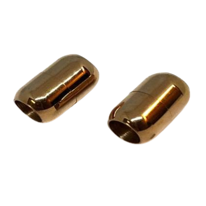 Stainless Steel Magnetic Clasp: MGST 17 8mm (rose gold)