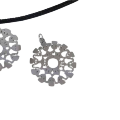Stainless Steel Pendant: SSP-565 26mm (Steel)