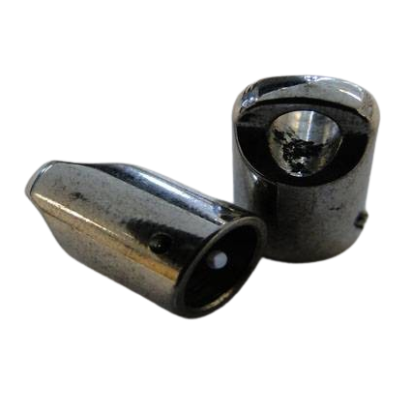 Stainless steel end cap: SSP 41 5mm (black)