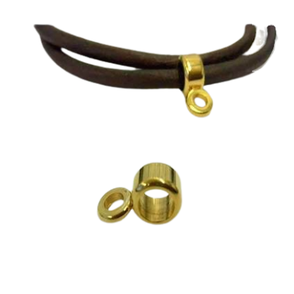 Stainless steel part for leather: SSP-238 7mm (Gold)