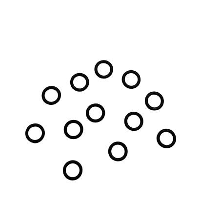 Rubber ring-4mm-Black