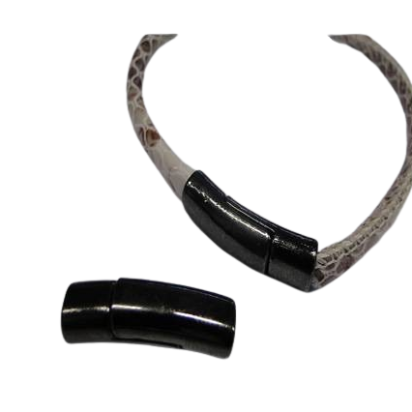 Zamak magnetic clasp: MGL-247 6*3mm (Black)
