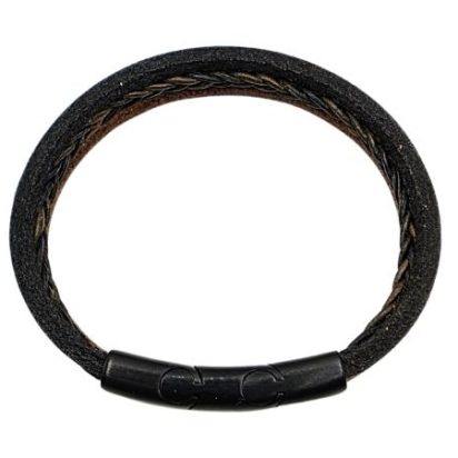 Combination Leather Bracelet - Style 217