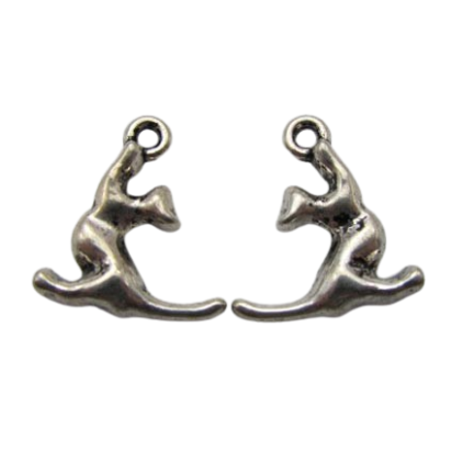 Zamak silver plated beads CA-3113