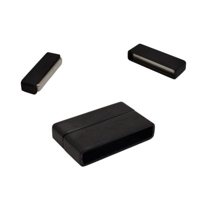 Stainless Steel Magnetic Clasp: MGST-105 20*2.5mm (black matt)