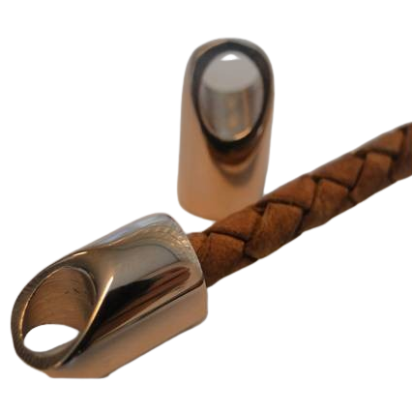 Stainless steel part for leather: SSP56 5mm (ROSE GOLD)