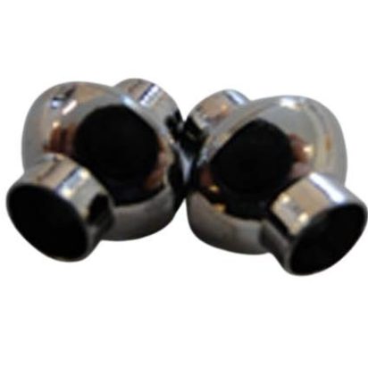 Zamak magnetic clasp: MGL 4 8mm (Black)