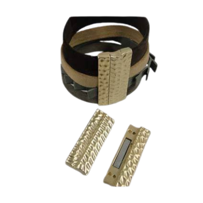 Zamac magnetic clasp: MGL-294 40*3mm (gold matt)