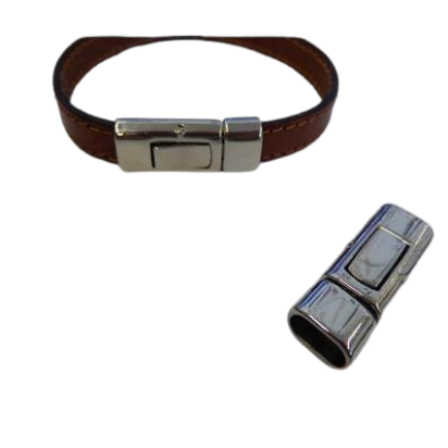 Zamak magnetic clasps: ZAML14 10*5MM (Steel)