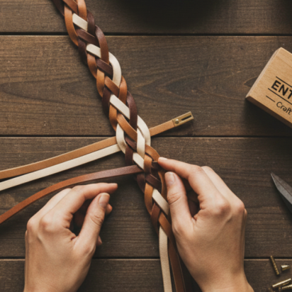 How to create a stylish braided leather cord belt to elevate any outfit