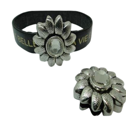 Zamak magnetic clasp: MGL-346 10*3mm (Antique silver)