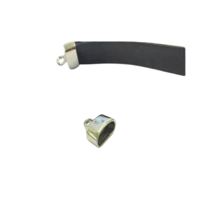 Stainless steel end caps: SSP-696 10x3mm (Steel)