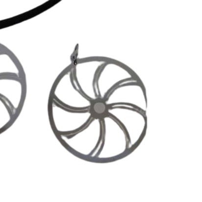 Stainless Steel Pendant: SSP-539 35mm (Steel)