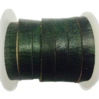 Latigo-Lace-10x3mm-Vintage green