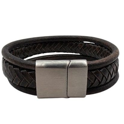Combination Leather Bracelet - Style 199